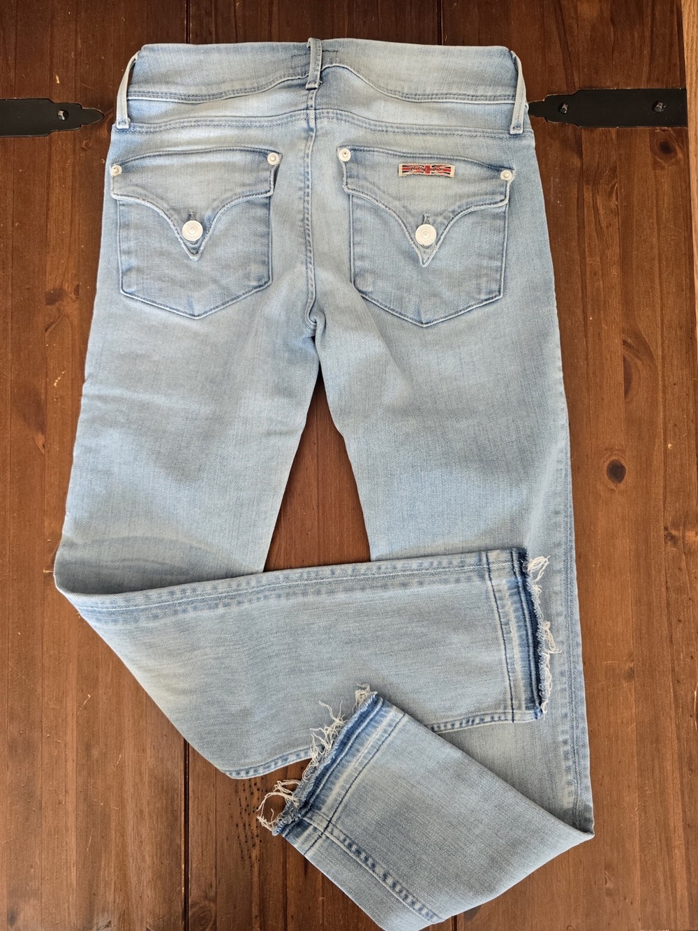 Hudson Jeans Women's Collin Released Raw Hem Crop Skinny...Brand New